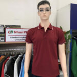 Áo thun cá sấu poly màu đỏ đô NPU-AT10020476