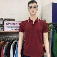 Áo thun cá sấu poly màu đỏ đô NPU-AT10020476