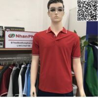 Áo thun cá sấu poly màu đỏ NPU-AT10020480