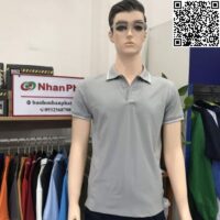 Áo thun cá sấu poly màu xám NPU-AT10020466