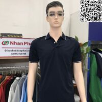 Áo thun cá sấu poly màu xanh đen NPU-AT10020469